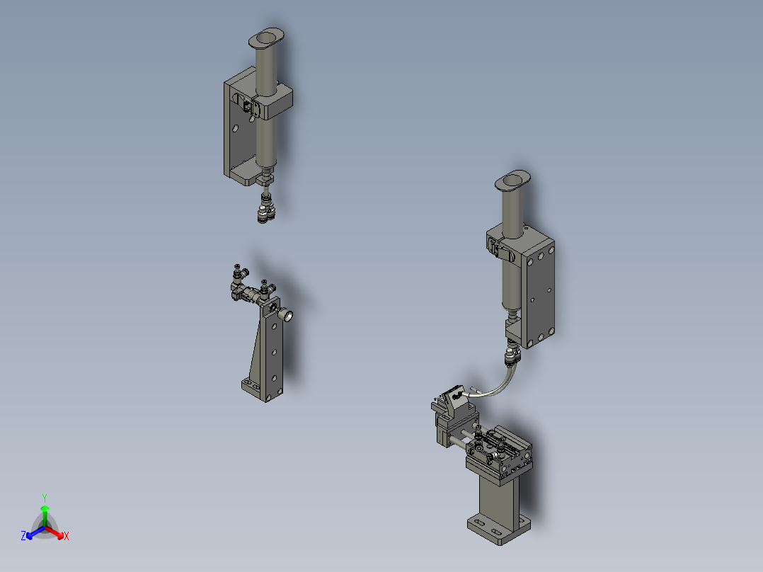 CZXD19169-04显向滚定位点油机构主视图