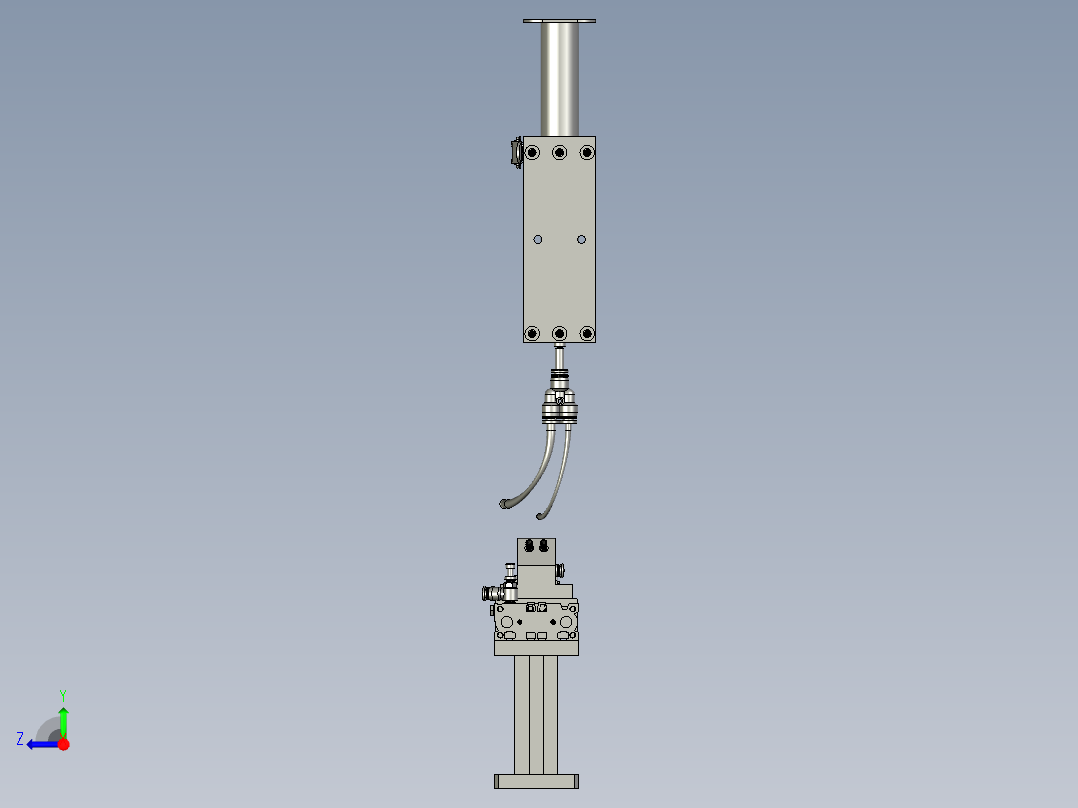 CZXD19169-04显向滚定位点油机构右视图