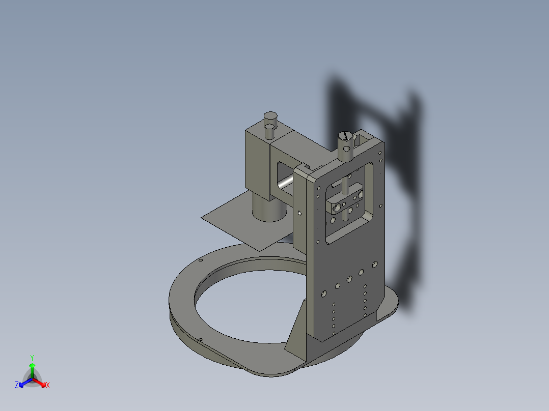 治具NUT有无视觉组件主视图