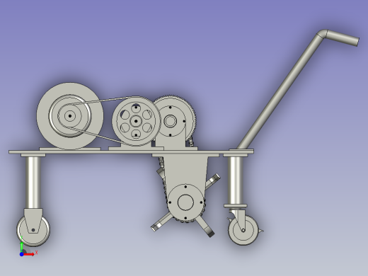 农业植保汽油剪草机前视缩略图