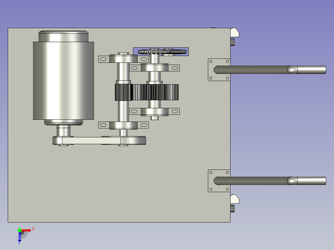 农业植保汽油剪草机俯视图
