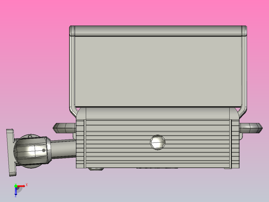 悬臂控制操控箱键盘支架-F2-墙座-转角-箱体连接器-250-300俯视图