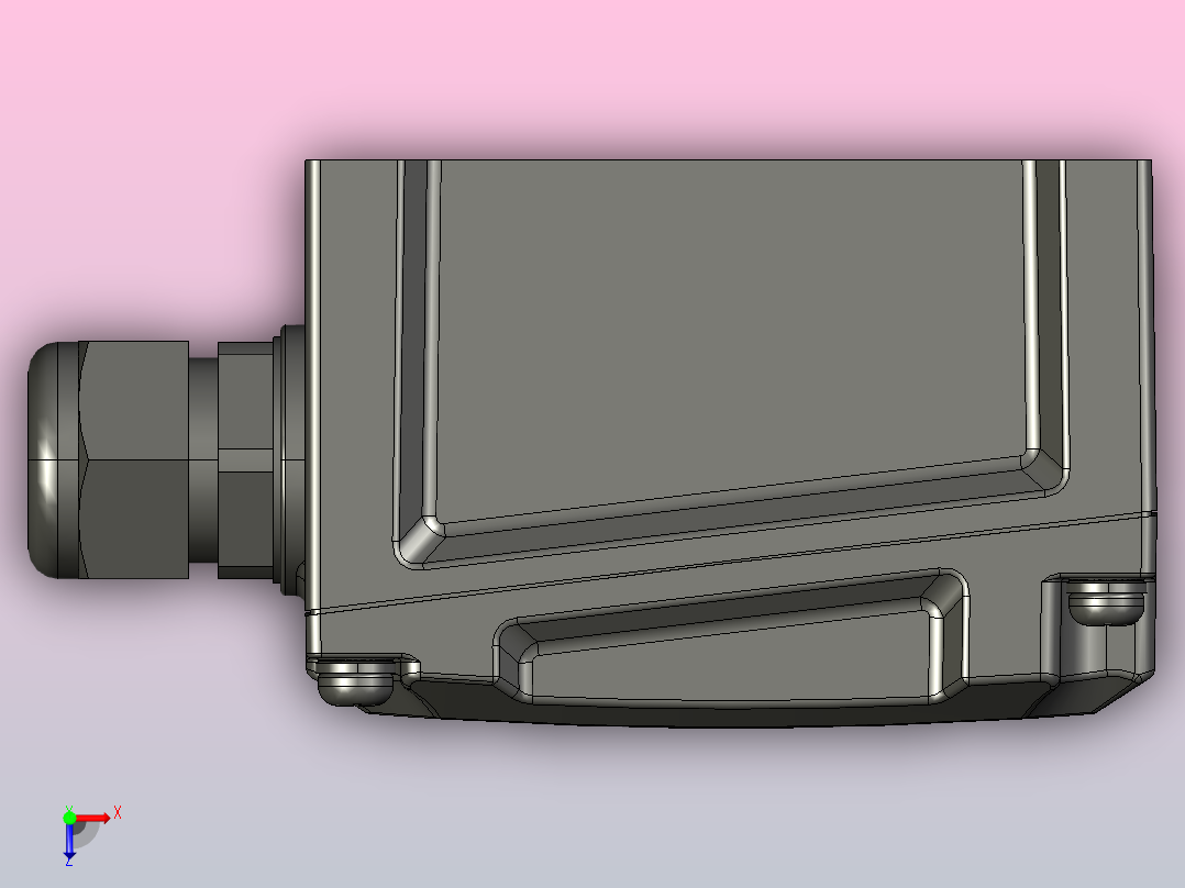 标准减速电机S750RT01-L-5～36俯视图