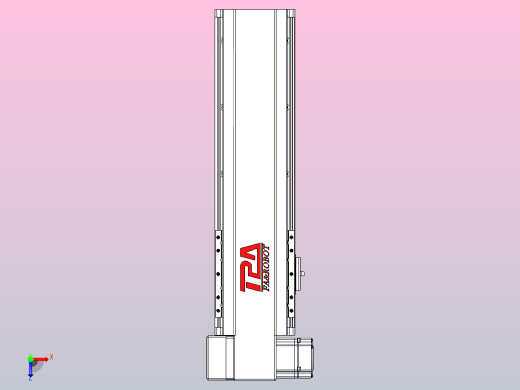 皮带直线轴半封闭可选导轨TPA-HNB-120D-110-L250-LP-C-P40-N3俯视缩略图