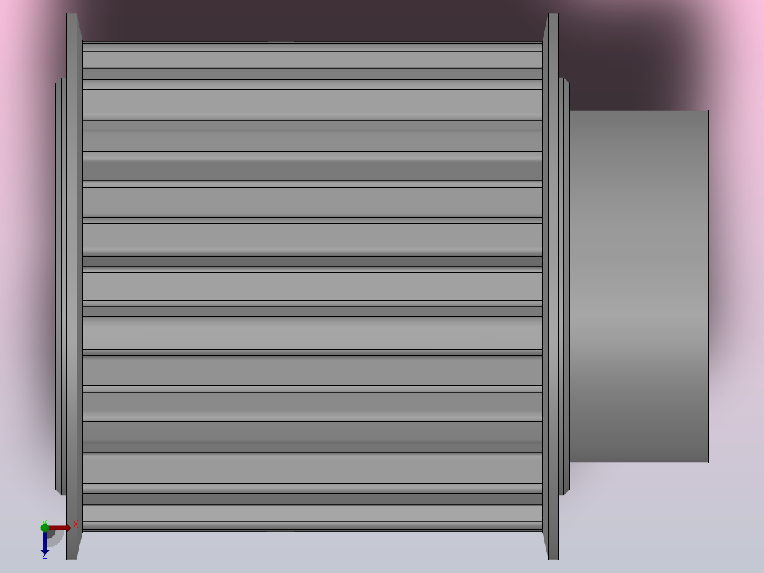 小凸缘型梯形齿同步带轮T10型_ST10DC-15-40-dc10-A俯视图