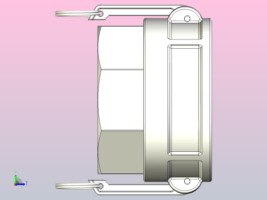 快速接头KAMLOK 633 D连接器-内螺纹4英寸NPT左视缩略图