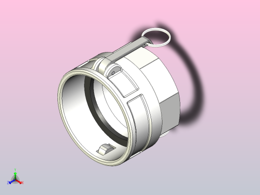 快速接头KAMLOK 633 D连接器-内螺纹4英寸NPT正等轴测缩略图