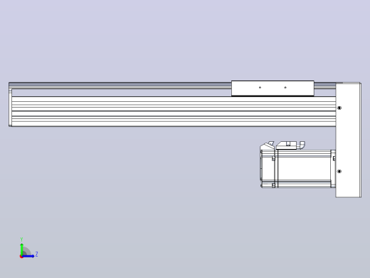 日规模组半封闭丝杆TPA-HNR-120D-1610C-L300-MP-C-P40-N3左视缩略图