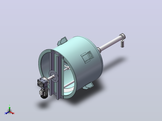 A16 1000L混合器模型正等轴测缩略图