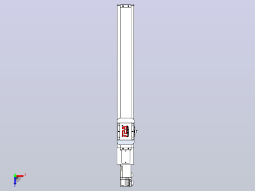 滚珠丝杠直线轴带导轨全封闭TPA-HCR-65S-1610C-L400-M-C-P10-N3俯视缩略图