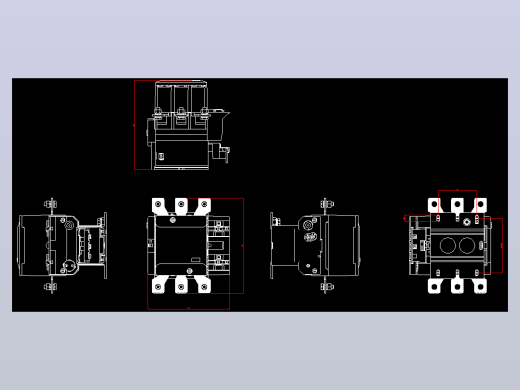 NC7-205交流接触器外形安装尺寸图202204