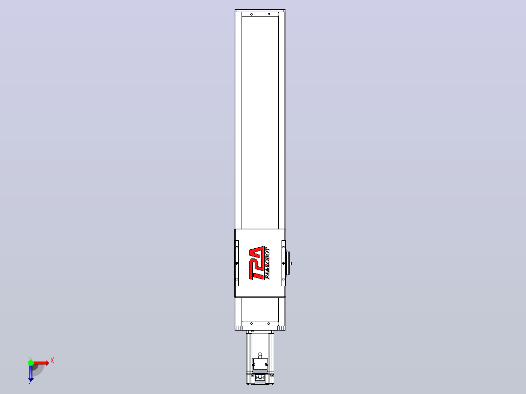 滚珠丝杠直线轴带导轨全封闭TPA-HCR-110D-1610C-L450-M-C-P40-N3俯视图