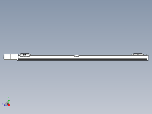 皮带直线轴双滑块型TPA-GCBS-80-P60-L550-QR-M20-N3右视缩略图