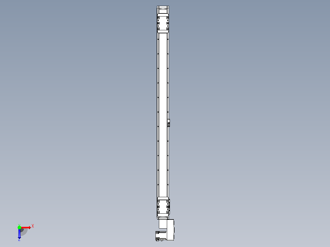 皮带直线轴双滑块型TPA-GCBS-80-P60-L550-QR-M20-N3俯视图