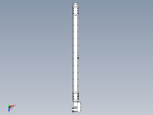 皮带直线轴双滑块型TPA-GCBS-80-P60-L550-QR-M20-N3俯视缩略图