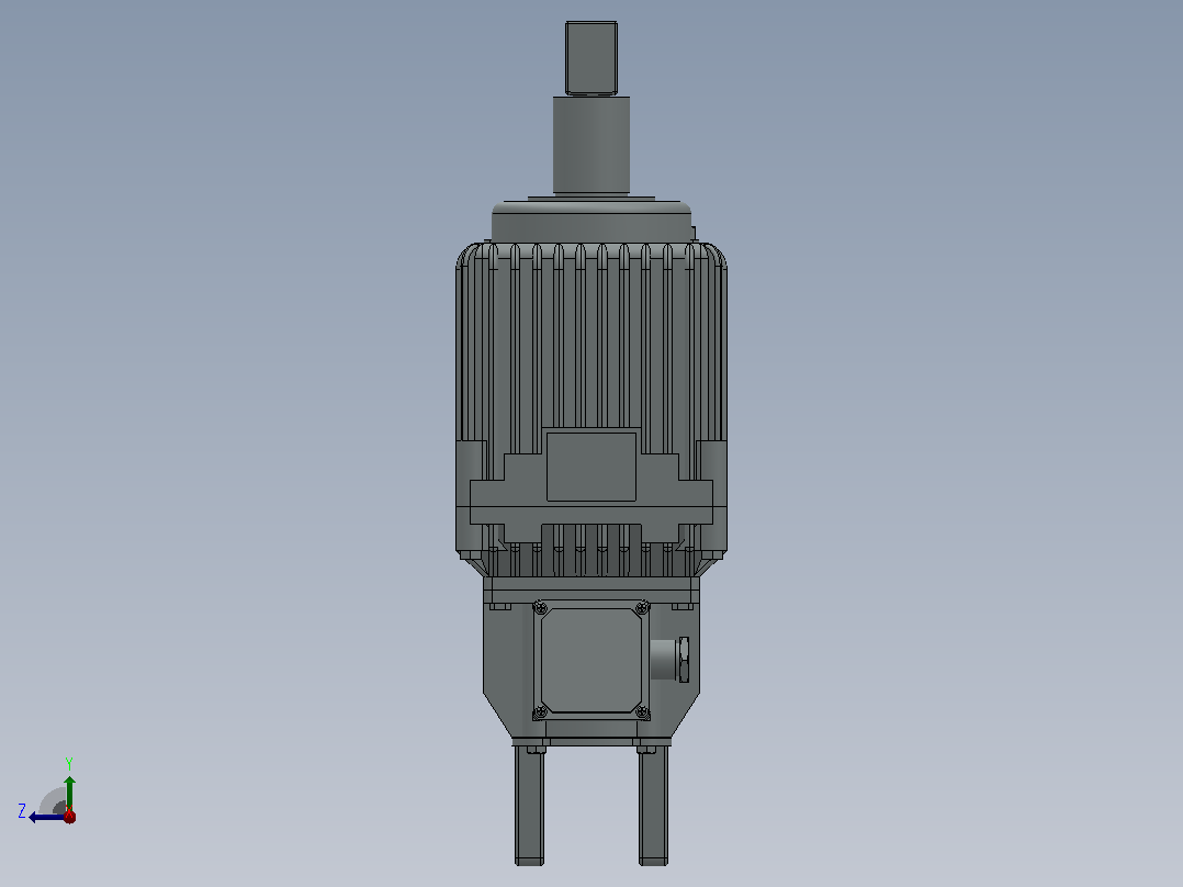 电力液压推动器MYT2-300／12 W.UL.DL.C.H.S右视图