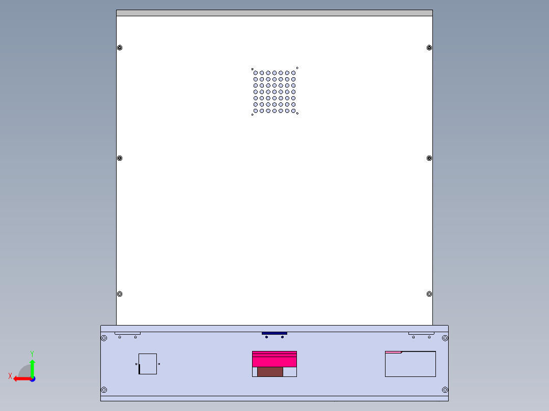 点检治具后视图