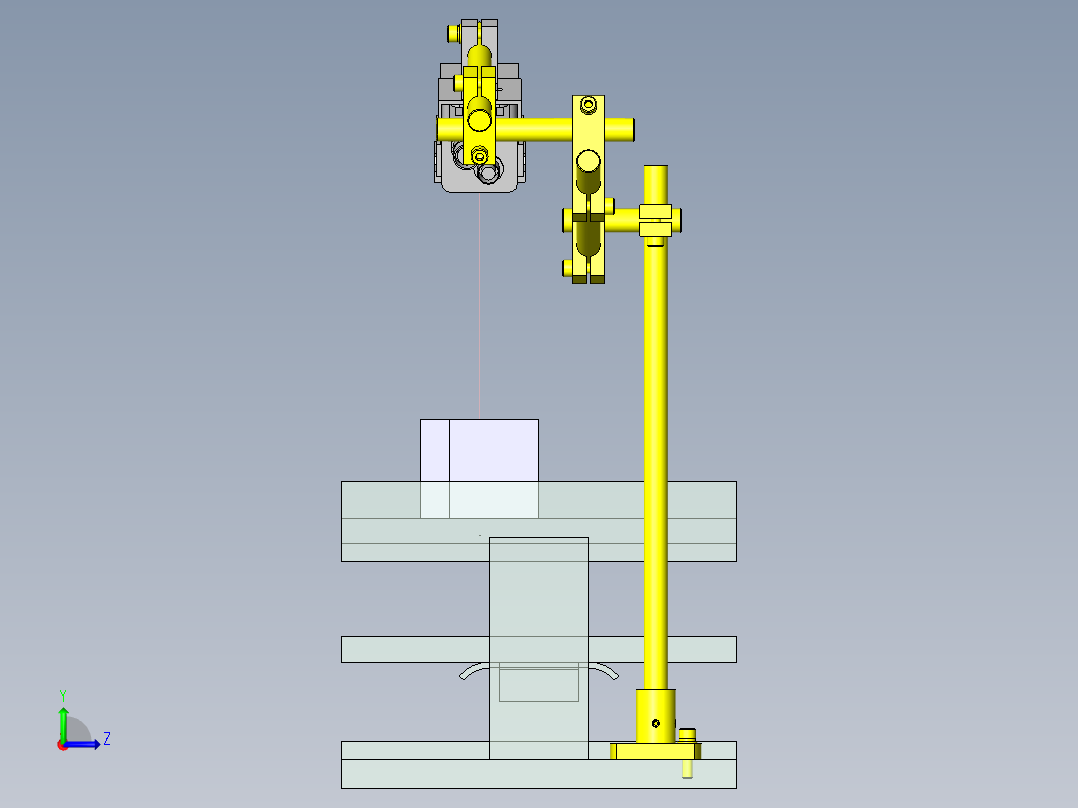 方向判断机构左视图