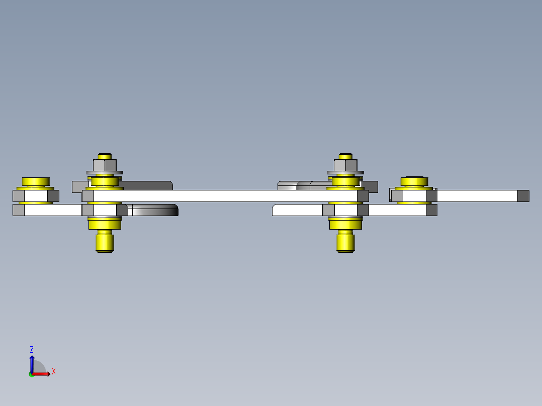 工件的分离供给机构前视图