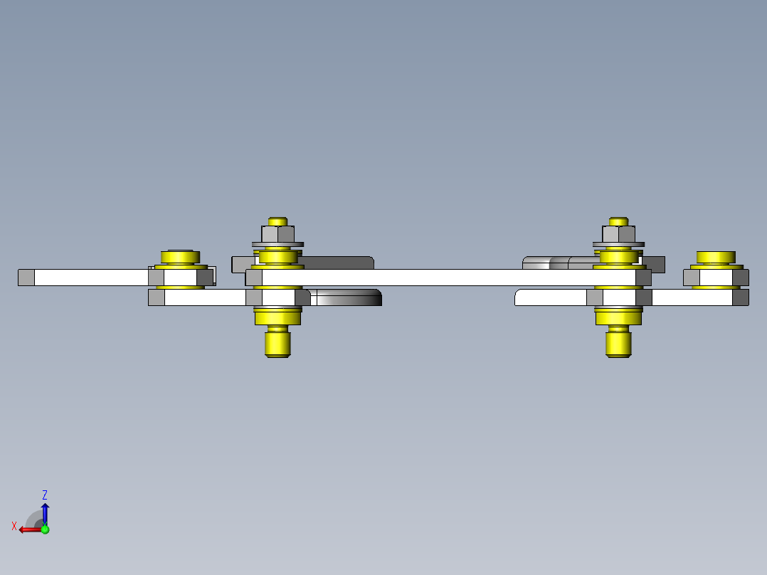工件的分离供给机构后视图