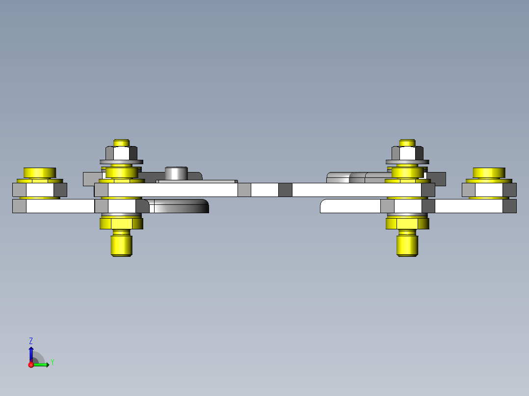 工件的分离供给机构右视图