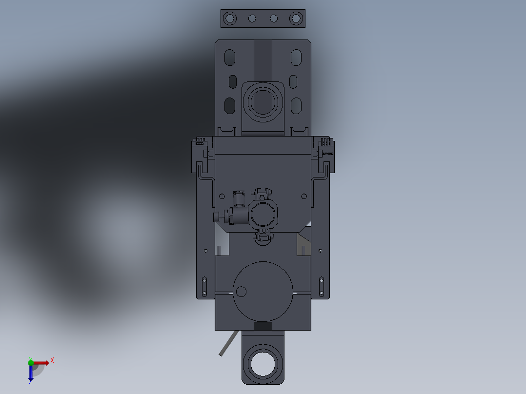 螺丝枪打螺丝机构sw16俯视图