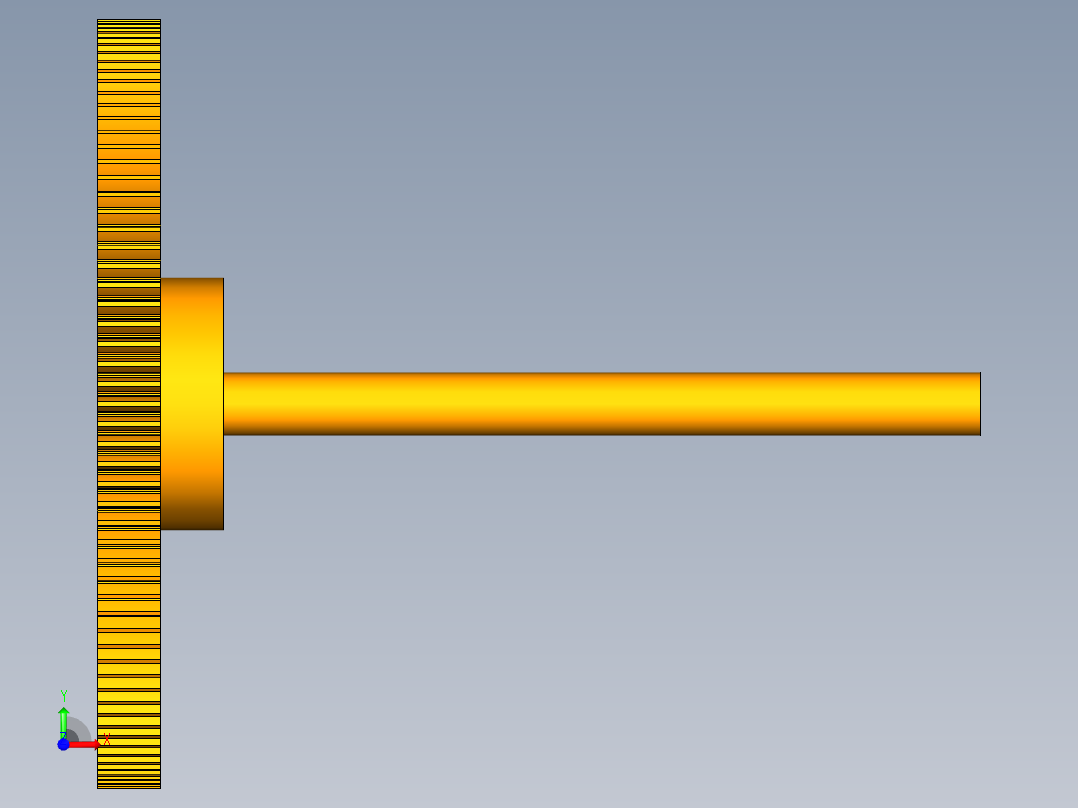 无碳小车三维建模图纸前视图