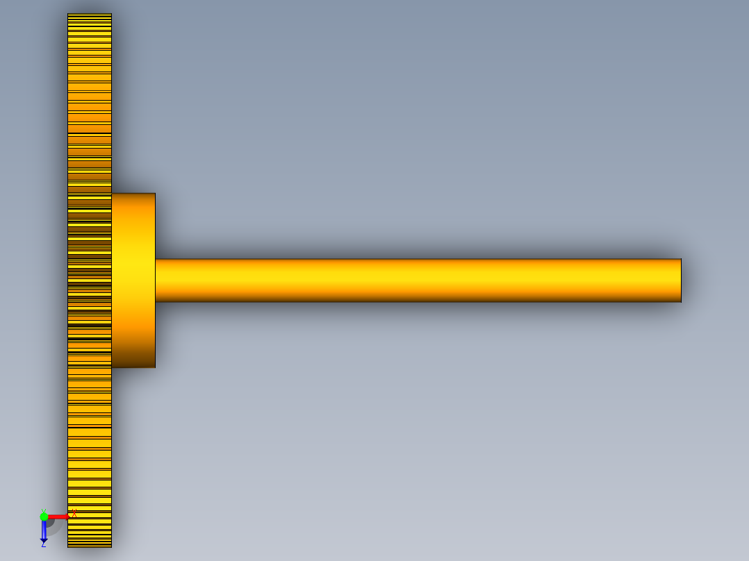 无碳小车三维建模图纸俯视图