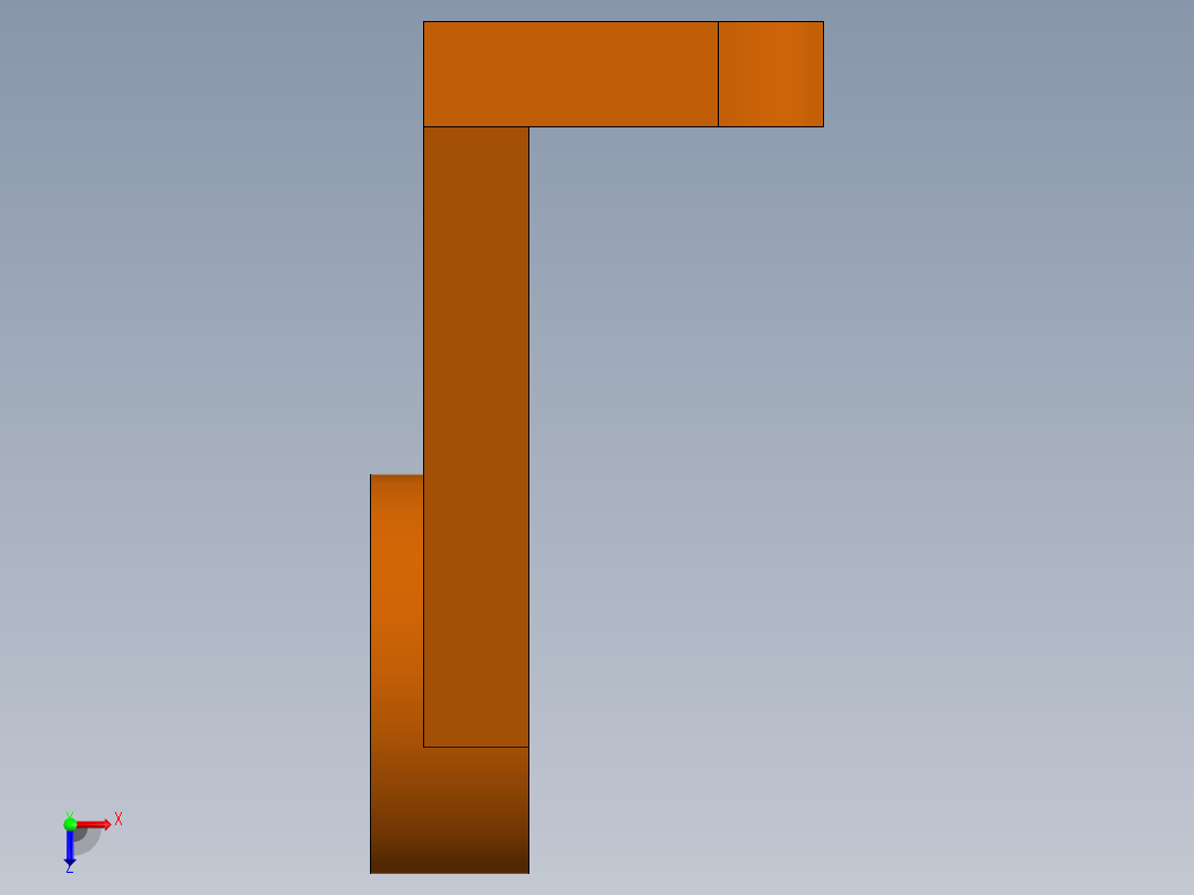轮架结构设计俯视图