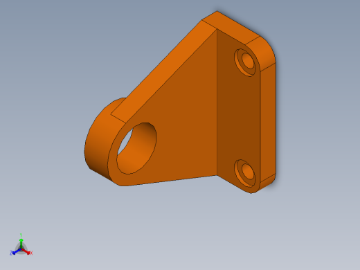轮架结构设计正等轴测缩略图