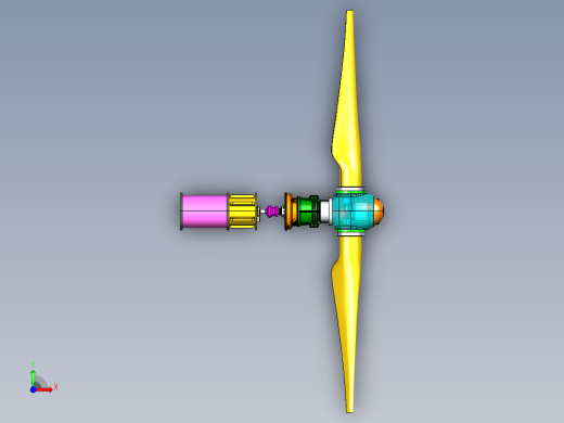 潮汐流能发电机组355059前视缩略图