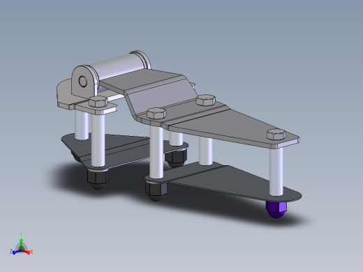 铰链连接件相关3D图纸合集