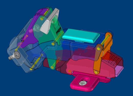 铰链连接件相关3D图纸合集缩略图