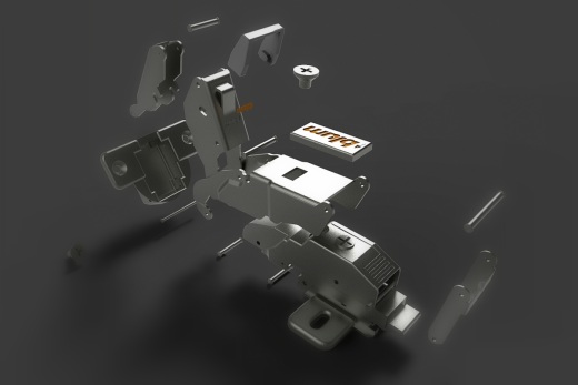 铰链连接件相关3D图纸合集缩略图