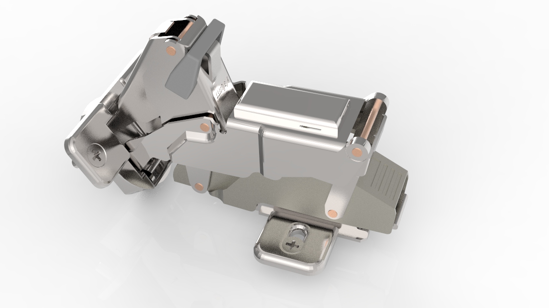 铰链连接件相关3D图纸合集
