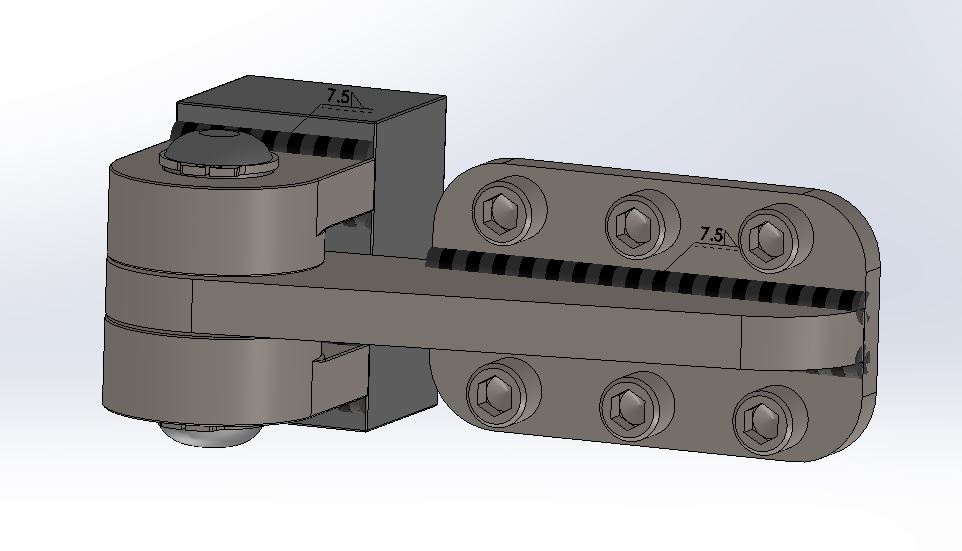 铰链连接件相关3D图纸合集