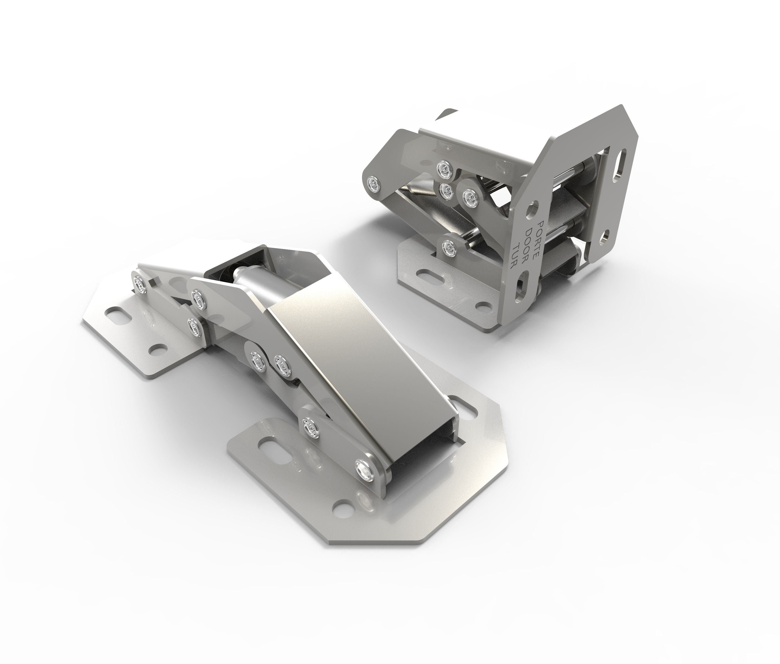 铰链连接件相关3D图纸合集