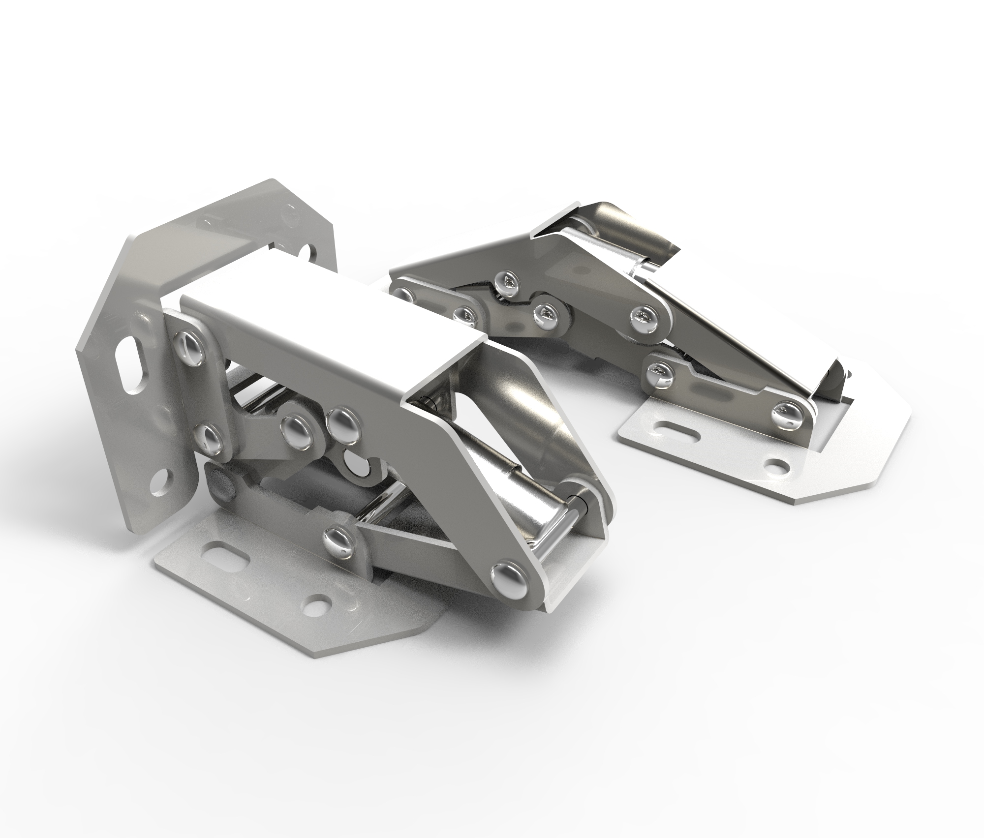 铰链连接件相关3D图纸合集