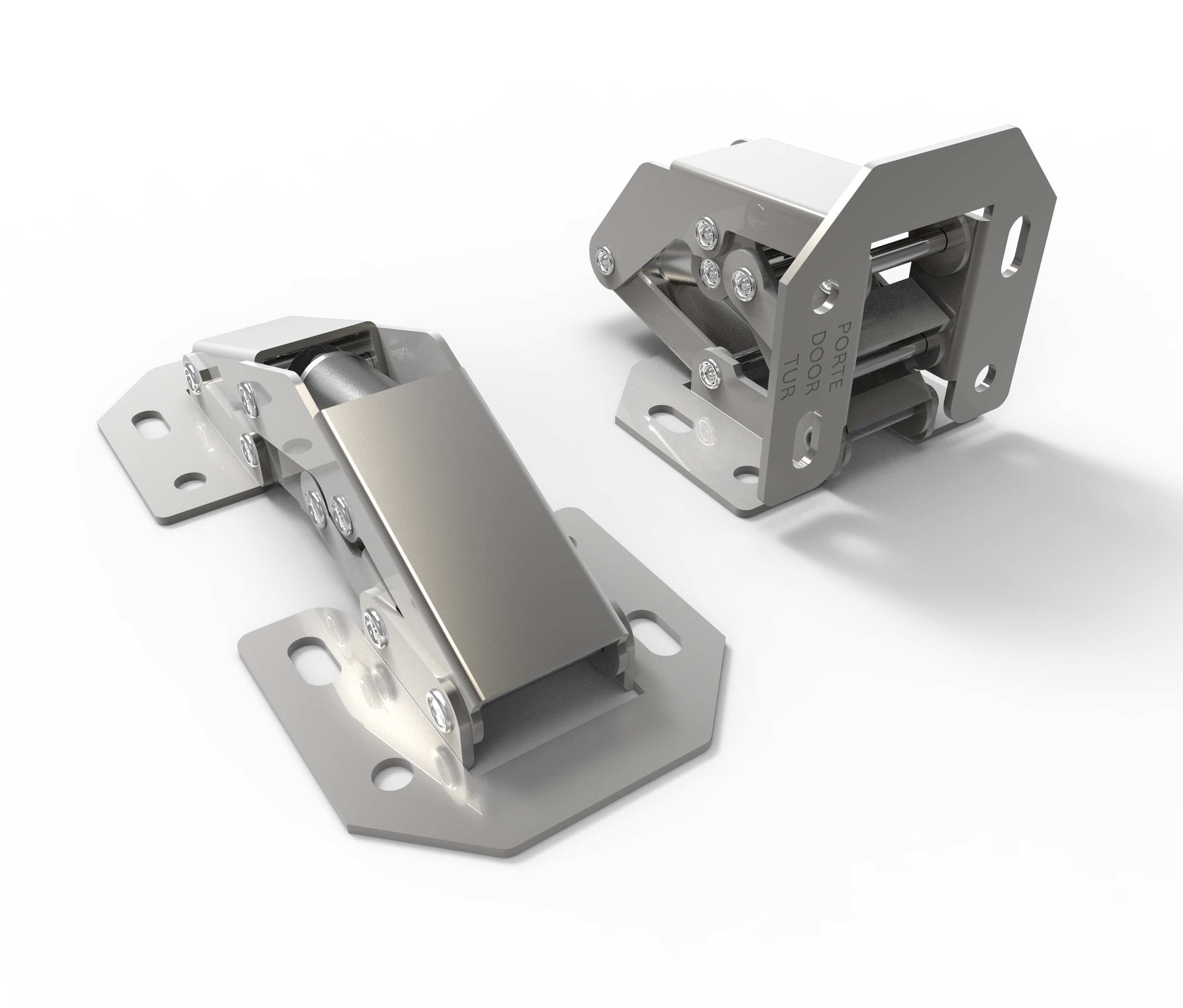 铰链连接件相关3D图纸合集