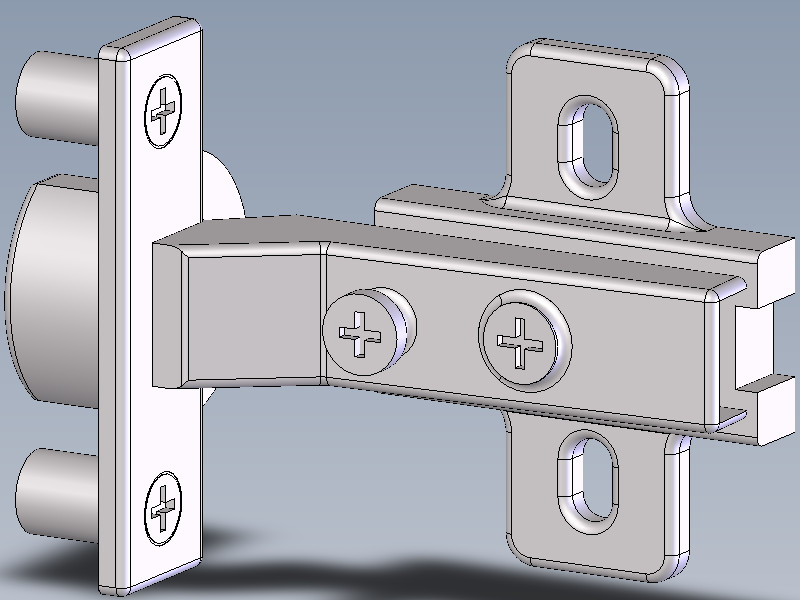 铰链连接件相关3D图纸合集