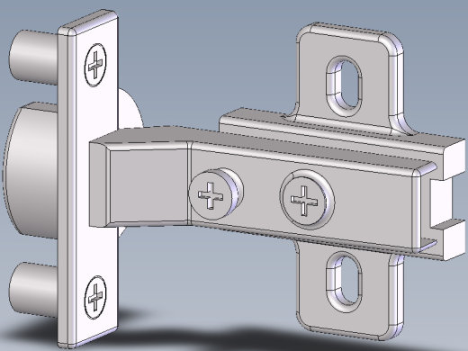 铰链连接件相关3D图纸合集缩略图