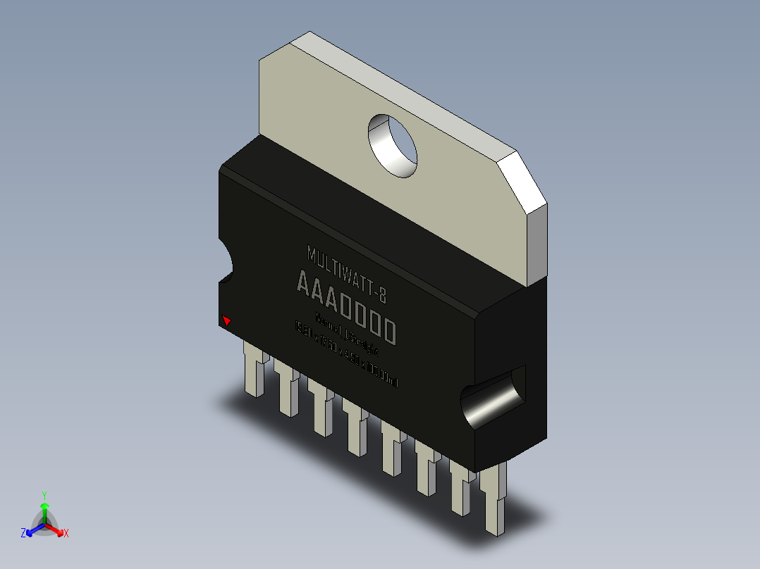 multiwatt-ST 封装-MULTIWATT-8_Normal_LStraight_rev1.0.rar主视图