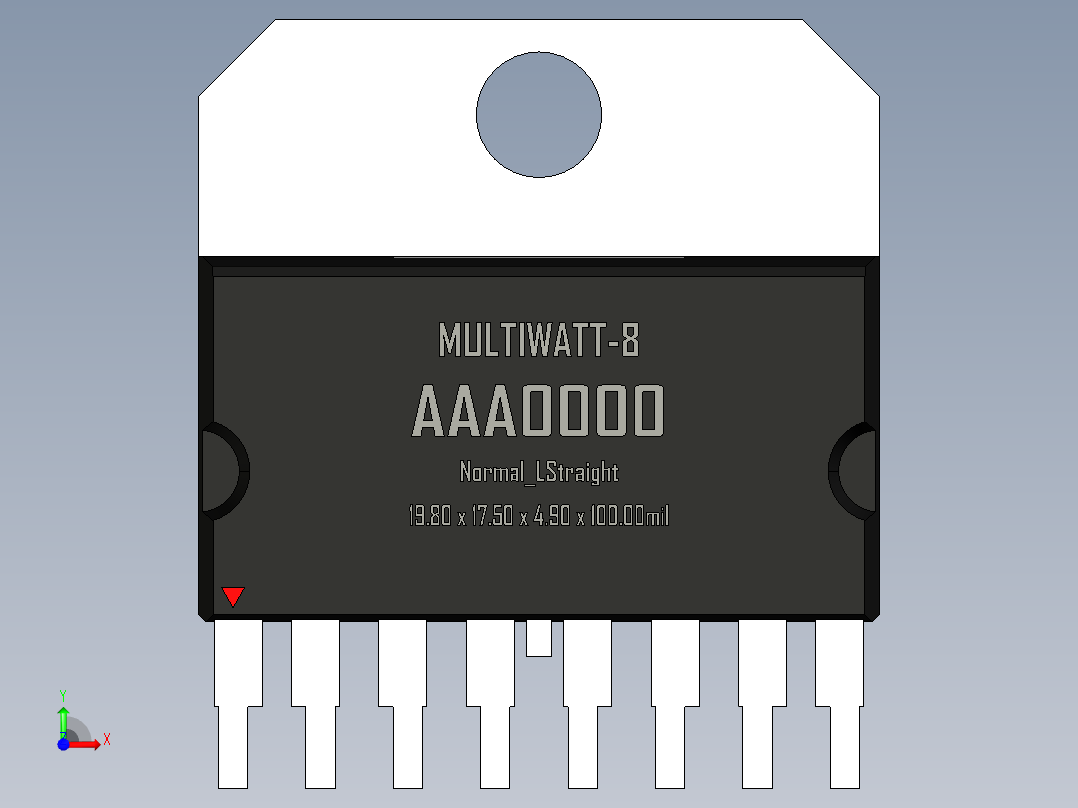 multiwatt-ST 封装-MULTIWATT-8_Normal_LStraight_rev1.0.rar前视图