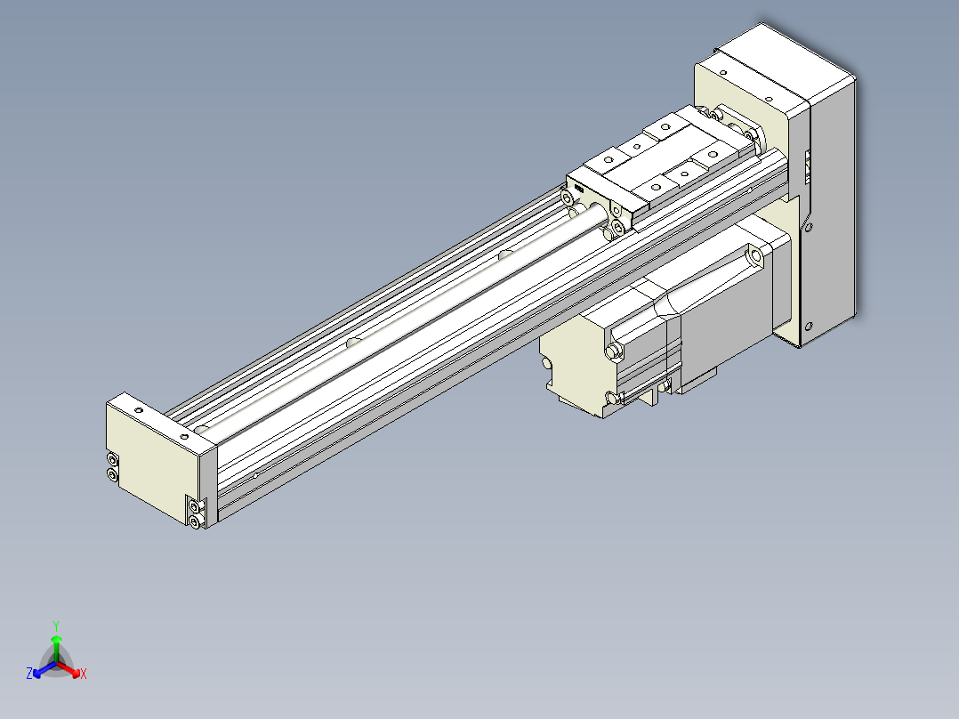 钢基模组-TPA-KSR-5002C-300A1-MP-H1正等轴测图