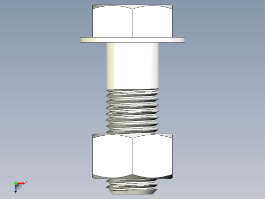 螺栓和螺母-M30 X 3.5俯视缩略图