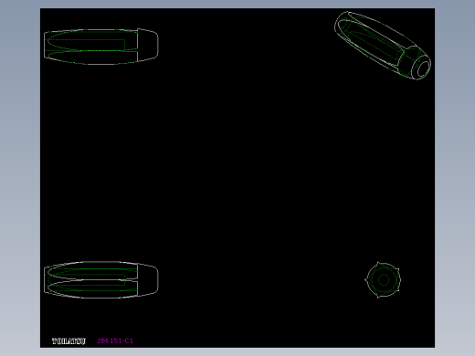 人體工學把手(軟性塑膠)EGH-SOFT-2D多系列多零件图纸模型