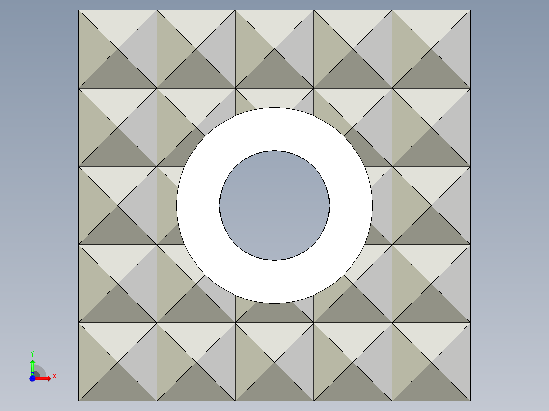 夾爪(方型)HS-C-3D多系列多零件图纸模型前视图