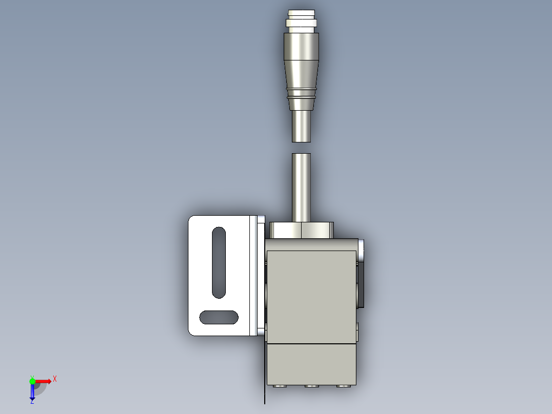 基恩士IL-100_kc图纸模型俯视图