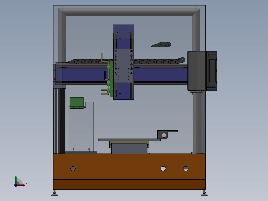 焊接机点胶机打螺丝机前视图