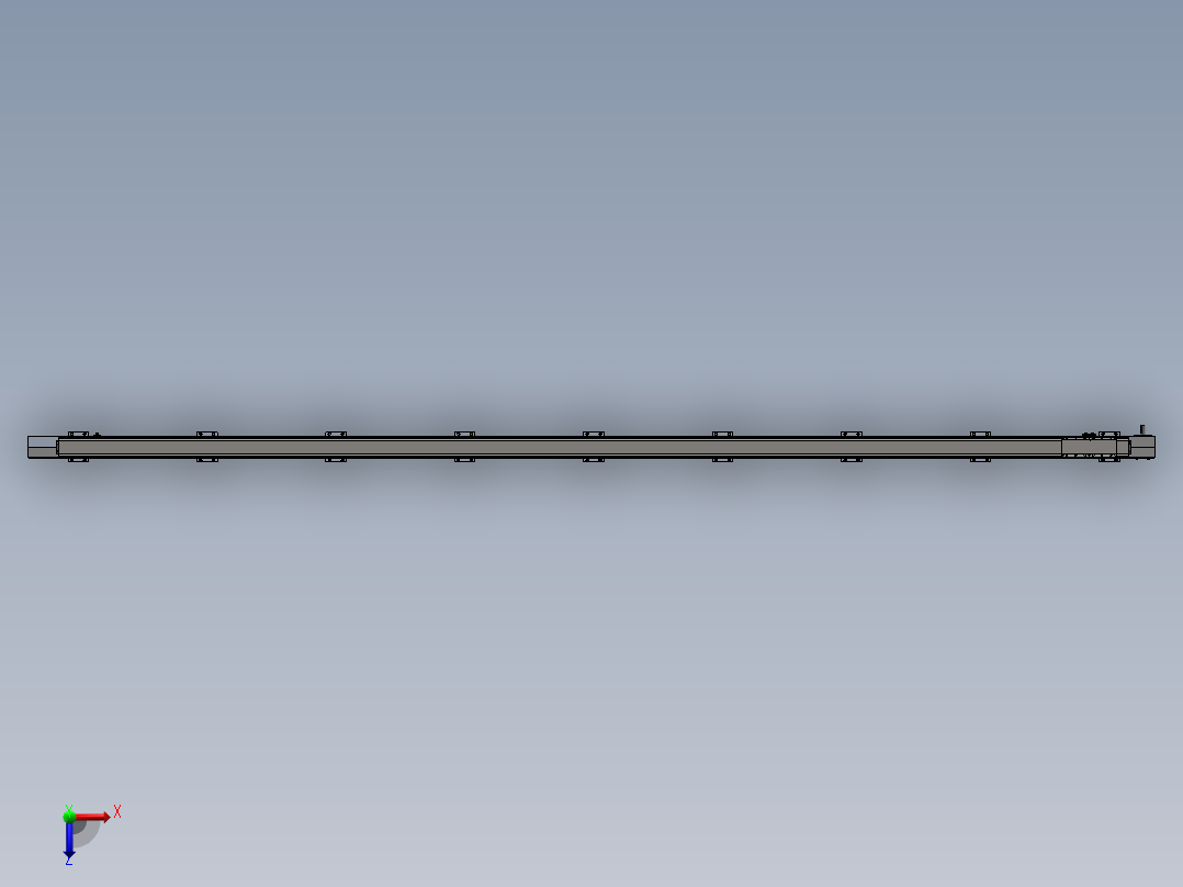 欧规同步带GTB85-LL-750W俯视图